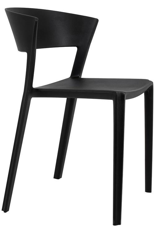JASPER black chair - polypropylene