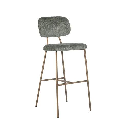 Bar stool Xenia thyme fusion / Brushed Gold