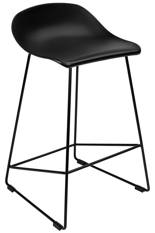 ROLF black 76 bar chair