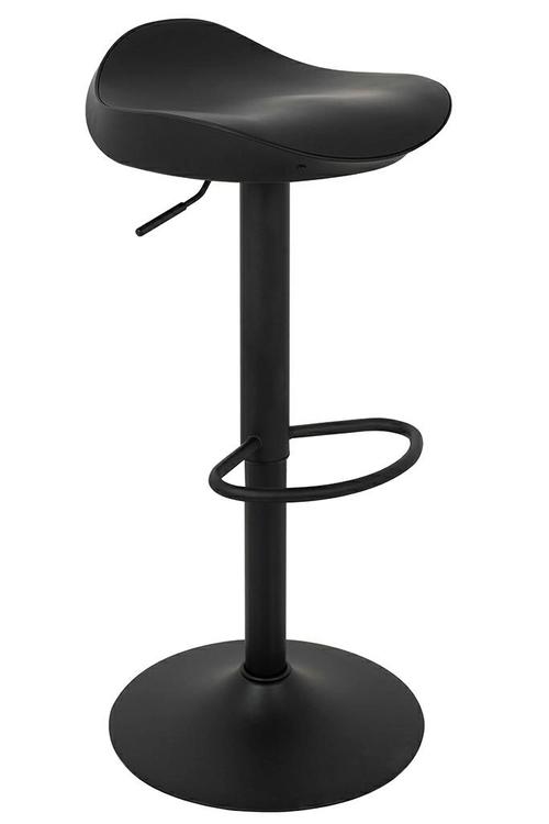 Black adjustable FLINT bar chair